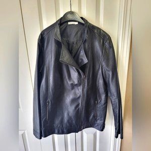 NWOT - REVOLUTION Plus Size 18 Faux Leather Black Jacket